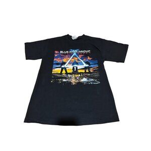 Blue man group touring show Las Vegas men’s medium black t-shirt fun entertainme
